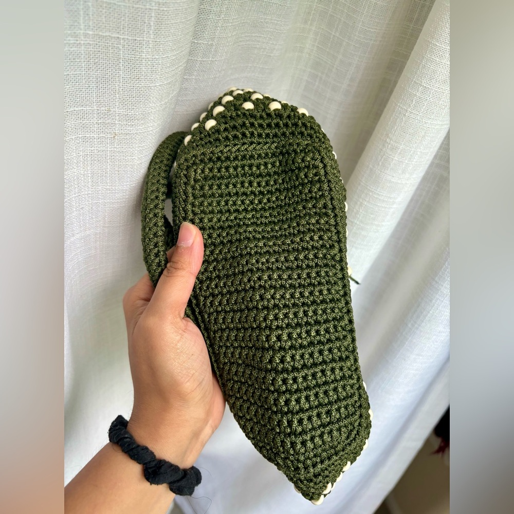 Vintage Handmade Crochet Handbag - Picture 6 of 6